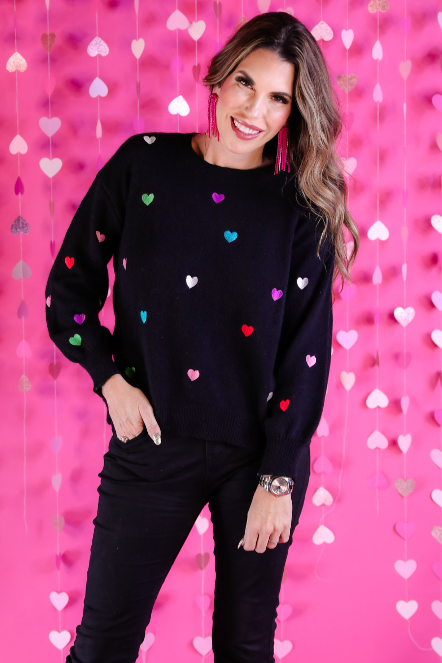 PREORDER-Love In The Air Heart Sweater