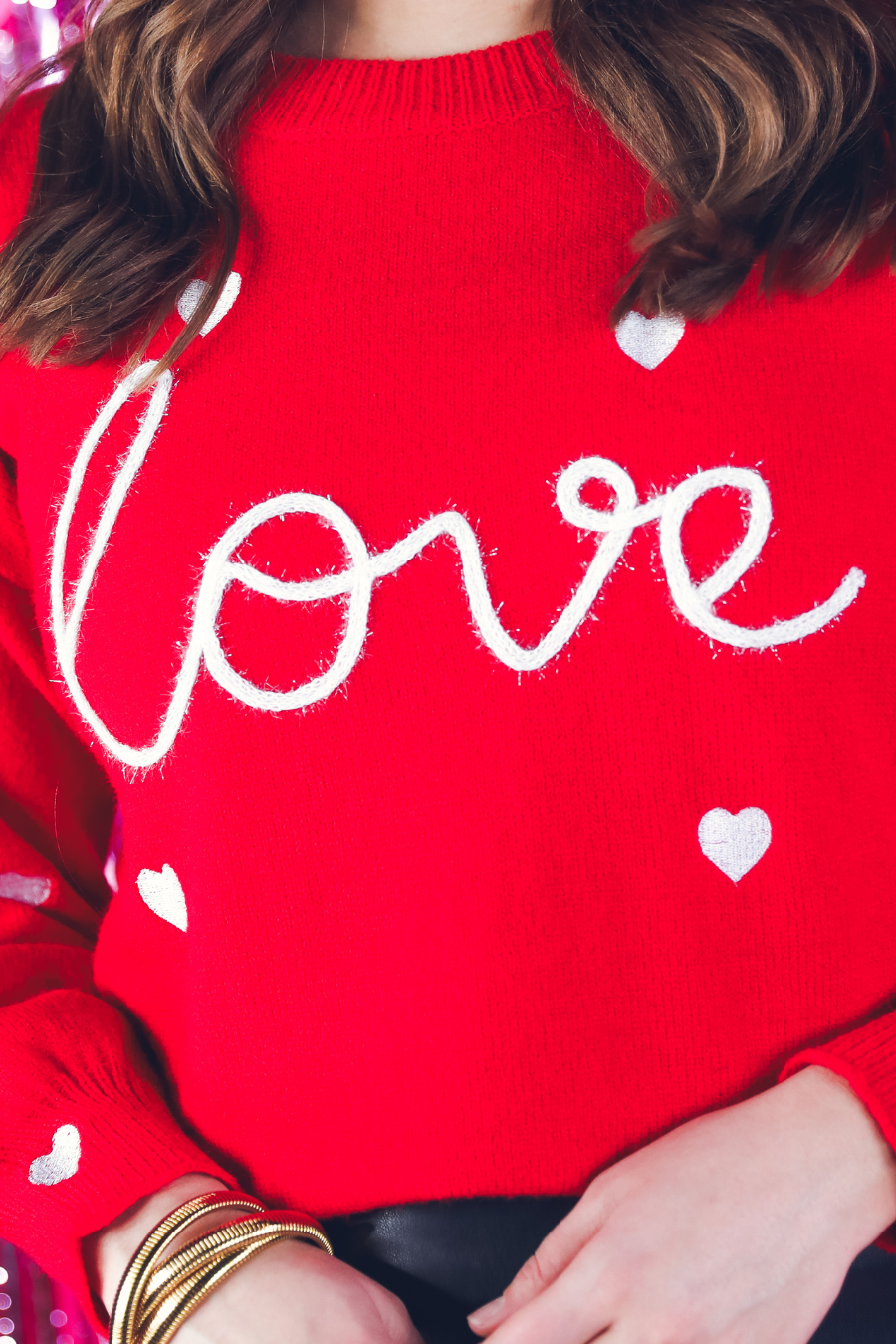 PREORDER-Love Without Limits Tinsel Sweater