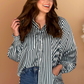 PREORDER-Connor Striped Smocked Top