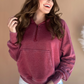 Carly Hooded Quarter Zip Pullover