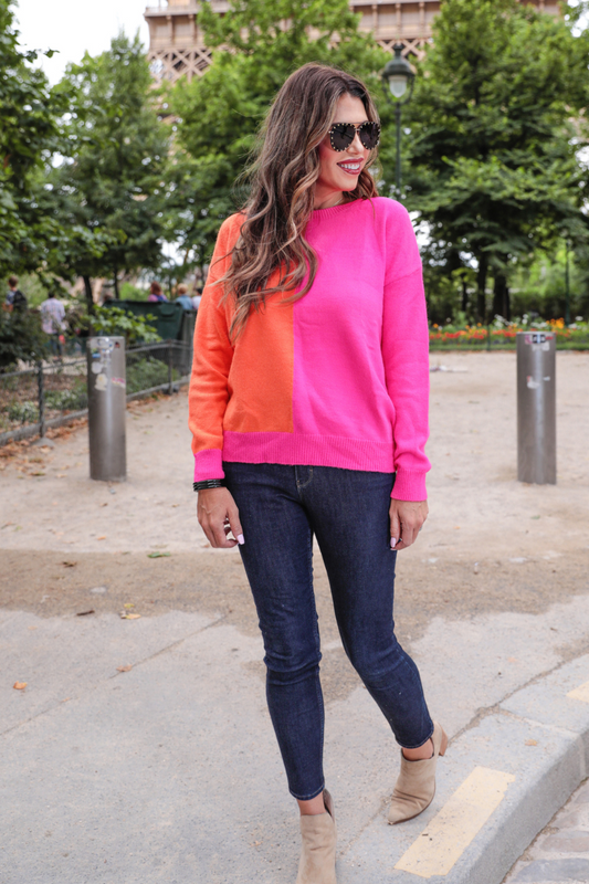 One And Only Two Toned Sweater