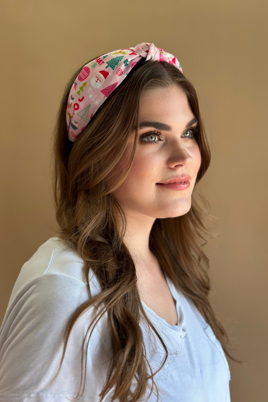 Pink Christmas Headband