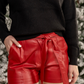 New York Minute Faux Leather Shorts