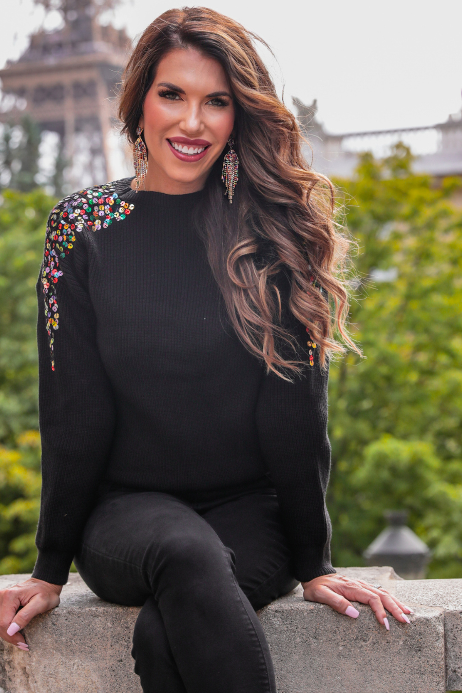 Party Favor Sequin Sweater - Jess Lea Wholesale