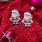 Santa's Helper Rhinestone Earrings