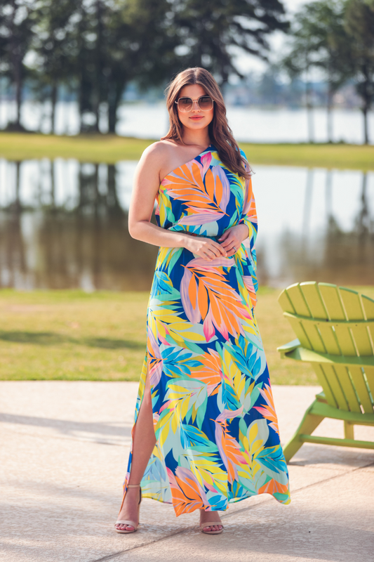 Tropical Waters Maxi Dress