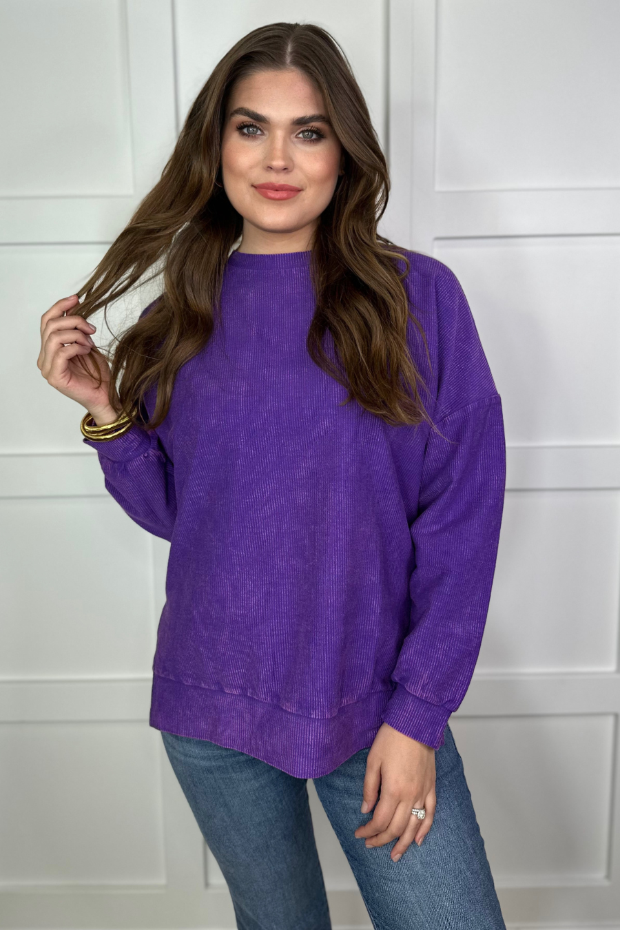 Alexis Corded Vintage Pullover