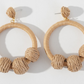 Peony Raffia Earrings