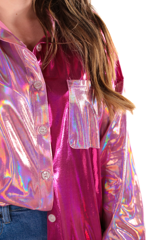 Down To Disco Metallic Top - Jess Lea Wholesale