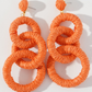 Daisy Raffia Earrings
