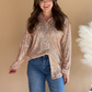 PREORDER-Attention Seeker Sequin Button Up Top