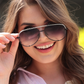 Dare To Dazzle Aviator Sunglasses