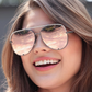 Dare To Dazzle Aviator Sunglasses