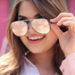 Dare To Dazzle Aviator Sunglasses