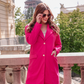 Fashion Week Hot Pink Coat