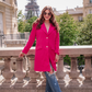 Fashion Week Hot Pink Coat