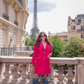 Fashion Week Hot Pink Coat