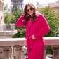 Fashion Week Hot Pink Coat