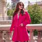 Fashion Week Hot Pink Coat
