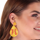 Feeling Sporty Beaded Earrings