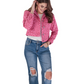 Lennon Leopard Denim Jacket - Jess Lea Wholesale