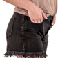 Jace Black Denim Shorts