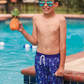 Boys Sailing Away Swim Trunks