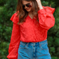 Going Places Ruffle Bodysuit