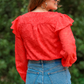 Going Places Ruffle Bodysuit