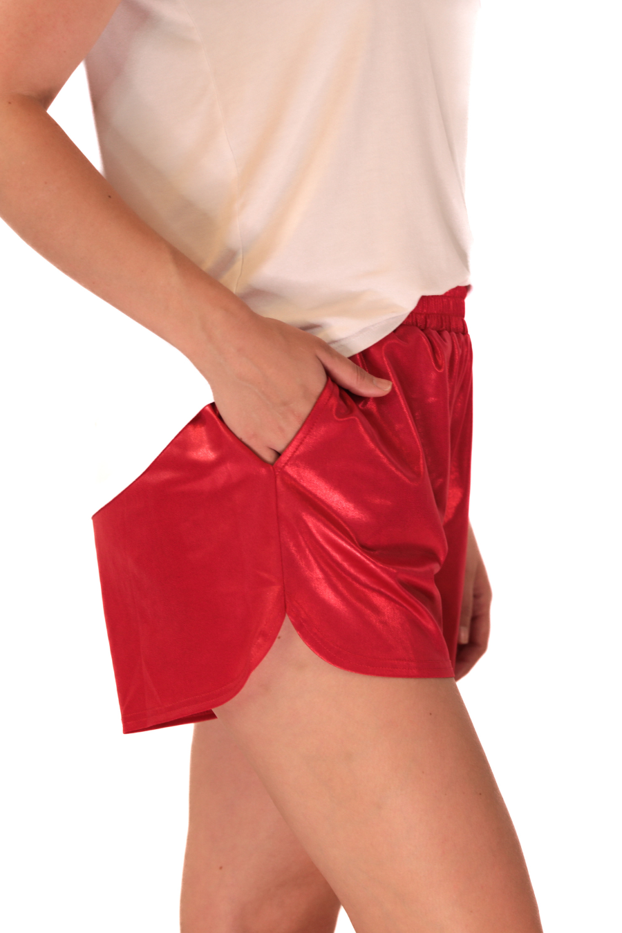 Made To Shine Metallic Shorts