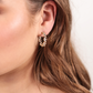 Unstoppable Rhinestone Hoop Earrings