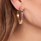 Paint The Town Hoop Earrings
