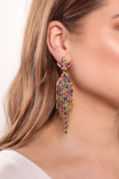 Sass Master Rhinestone Earrings