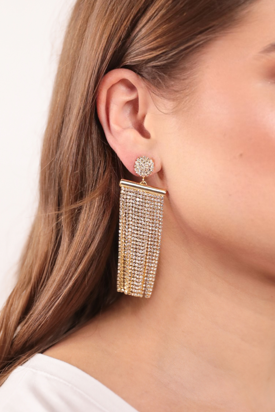 Big Entrance Rhinestone Earrings