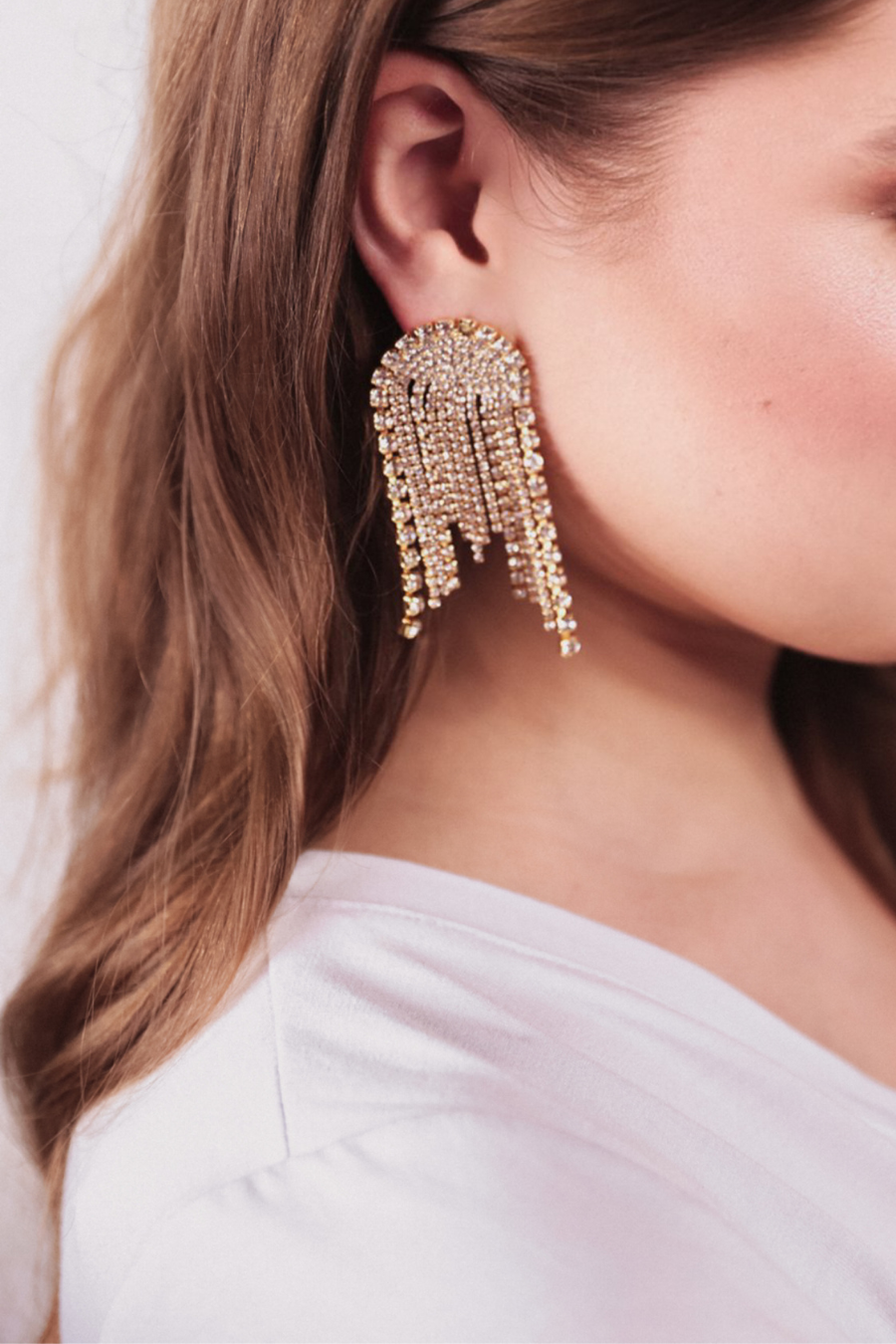 Covered In Crystals Earrings
