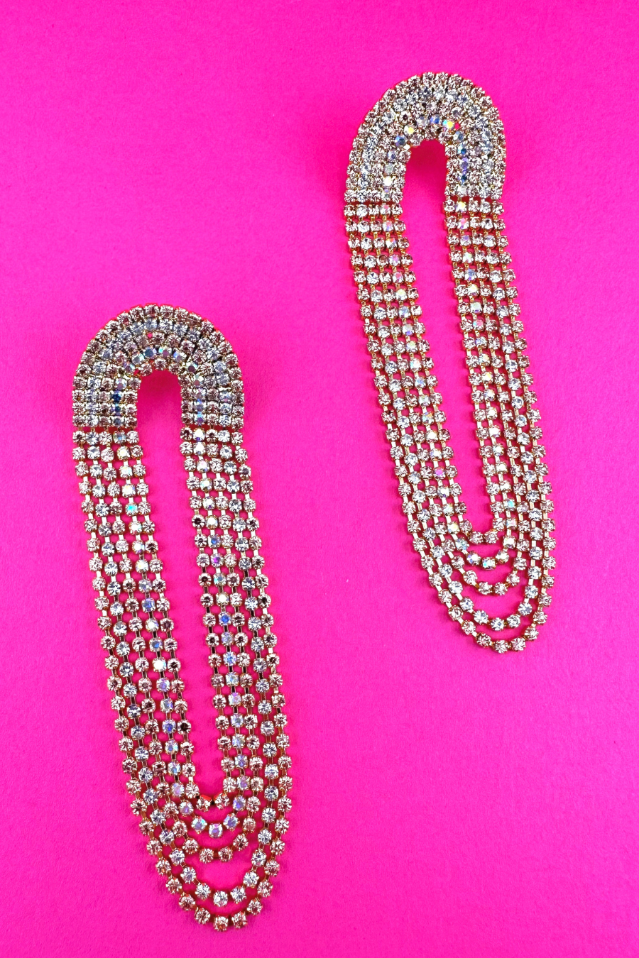 Crash My Party Rhinestone Earrings