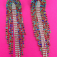 Queen Of Gems Rhinestone Earrings