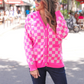 Reality Check Checkered Cardigan