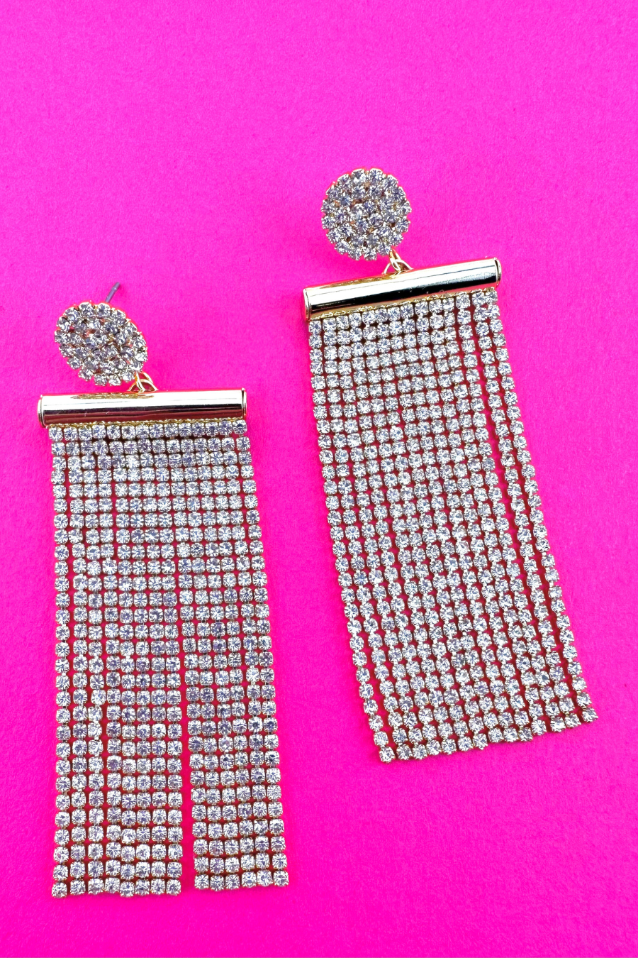 Big Entrance Rhinestone Earrings