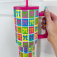 Bow Bonanza Tumbler, Neon