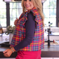 Patterned In Plaid Puffer Vest