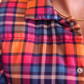 Patterned In Plaid Puffer Vest