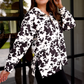 Everyday Pullover- Chocolate Cowhide Couture