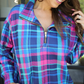 Everyday Pullover- Plaid Pop