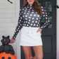 Keigan Mesh Top- Ghost