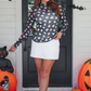 Keigan Mesh Top- Ghost