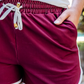 PREORDER-True Maroon Drawstring Everyday Shorts