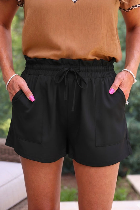 PREORDER- Runway Paperbag Shorts- After Dark