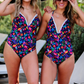 Fiesta Time One Piece Swimsuit- Black