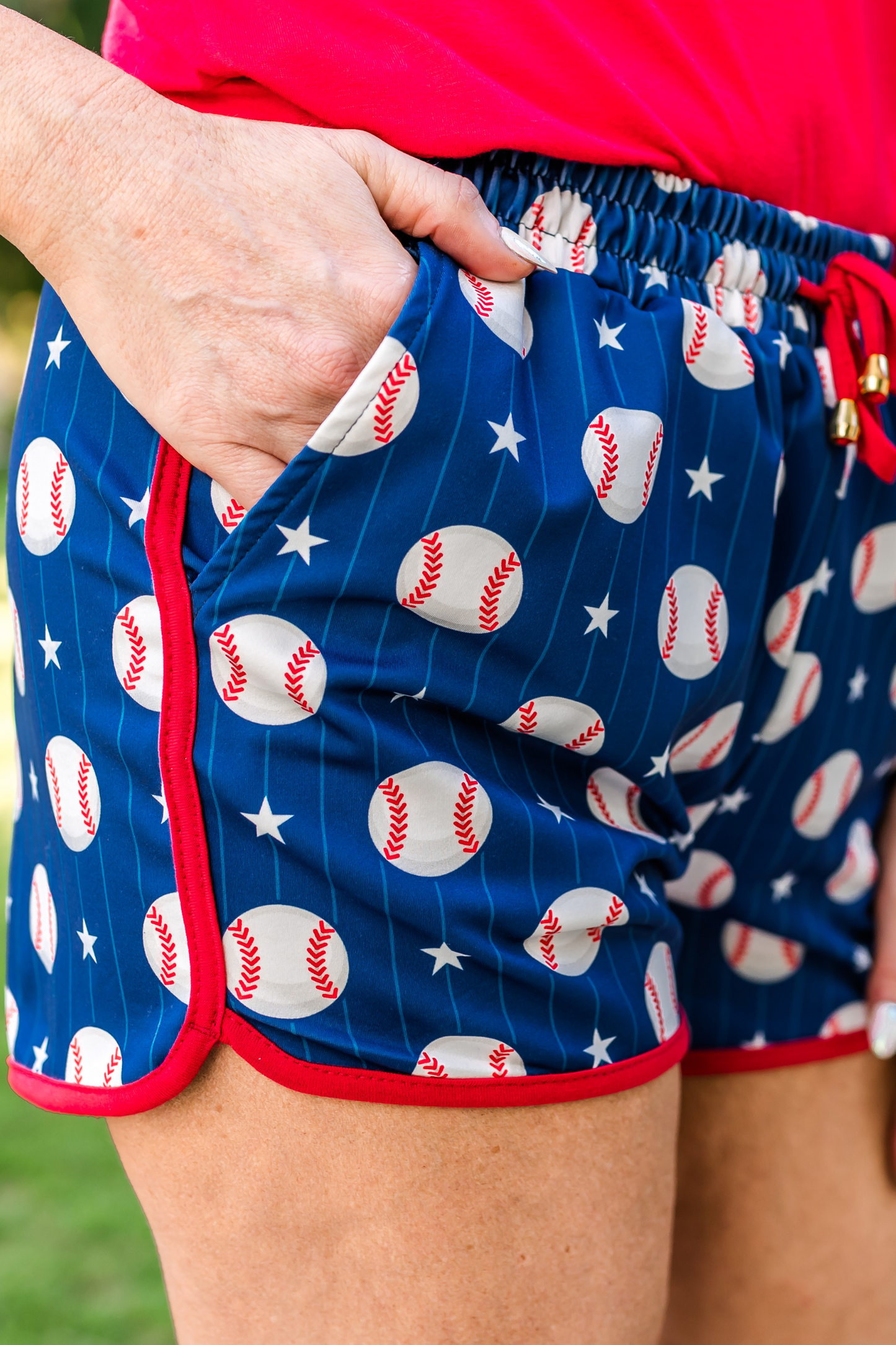 PREORDER-Out Of Your League Baseball Drawstring Everyday Shorts
